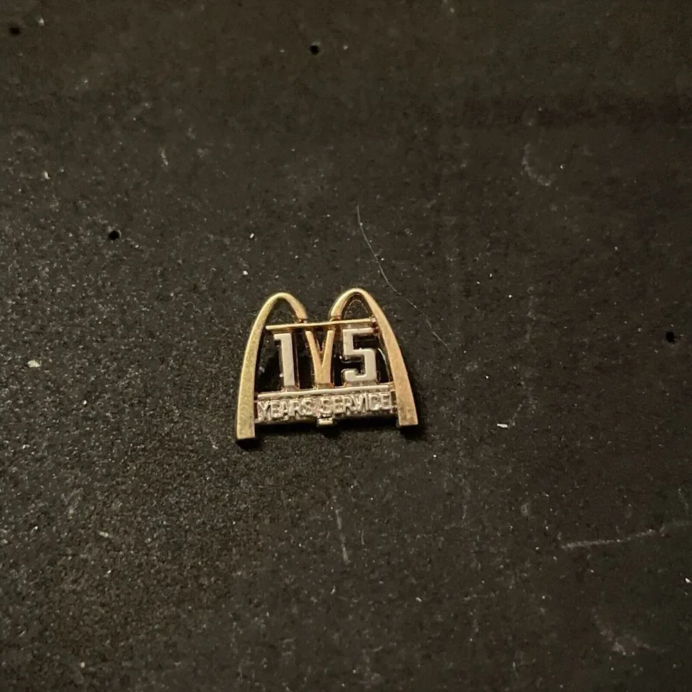 McDonald’s 15‎ Years Of Service Employee Lapel Hat Pin